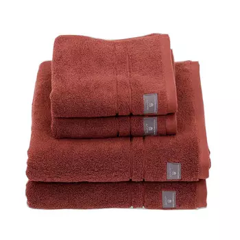 Полотенце махровое Gant Home Premium Terry 30x50см, цвет коричнево-красный