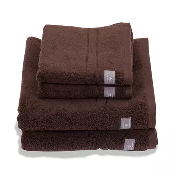 Полотенце махровое Gant Home Premium Terry 30x50см, цвет темно-коричневый