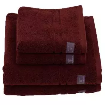 Полотенце махровое Gant Home Premium Terry 50x100см, бордо