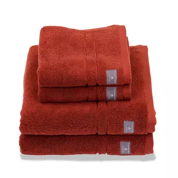 Полотенце махровое Gant Home Premium Terry 50x100см, цвет коричнево-красный