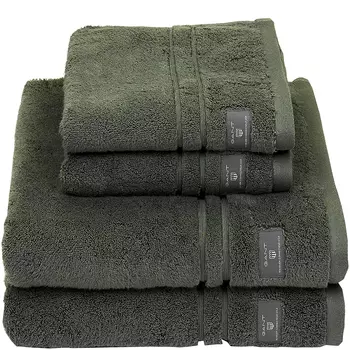 Полотенце махровое Gant Home Premium Terry 50x100см, цвет зеленый