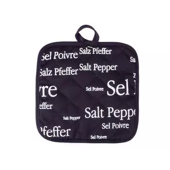 Прихватка Winkler Salt&amp;Pepper 20x20 см, цвет черный