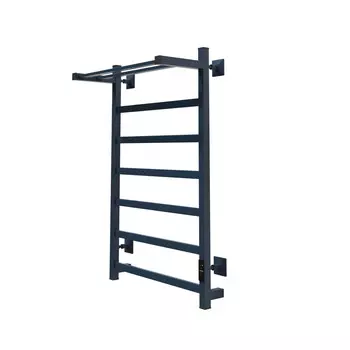 Электрический полотенцесушитель Aringa Порто AR03034GR 50х80 6 секций, с полкой, графит