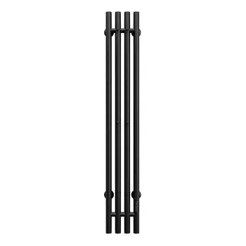Электрический полотенцесушитель Aringa Токио AR03016BL 120х15 см, 4 секций, диммер справа, черный