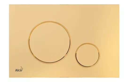 Кнопка смыва AlcaPlast THIN M675 золото