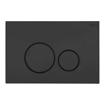 Кнопка смыва Black&White Universe WPI-09510GM темно-серая