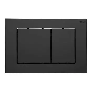 Кнопка смыва Black&White Universe WPI-09532 черная матовая