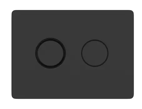 Кнопка смыва Cersanit ACCENTO CIRCLE 63839 черная матовая