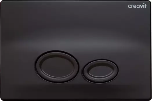 Кнопка смыва Creavit Drop GP2002.01 черный матовый