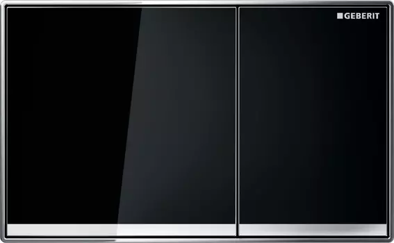 Кнопка смыва Geberit Sigma 60 115.640.SJ.1 черное стекло