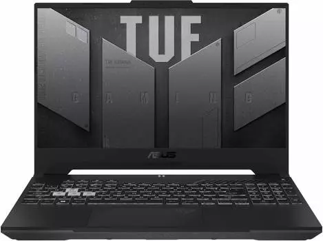 Ноутбук Asus TUF Gaming FA507RC-HN059, 15.6", IPS, AMD Ryzen 7 6800H, DDR5 8ГБ, SSD 512ГБ, NVIDIA GeForce RTX 3050 для ноутбуков 4ГБ, серый (90nr09r2-m005w0)