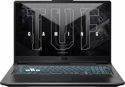 Ноутбук Asus TUF Gaming FA706ICB-HX063, 17.3", IPS, AMD Ryzen 7 4800H, DDR4 8ГБ, SSD 512ГБ, NVIDIA GeForce RTX 3050 для ноутбуков 4ГБ, черный (90nr0675-m005r0)