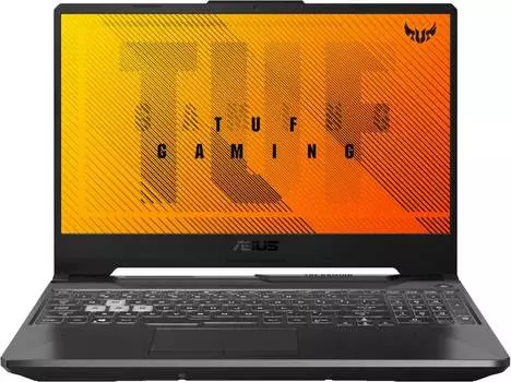 Ноутбук Asus TUF Gaming FX506HE-HN012, 15.6", IPS, Intel Core i5 11400H, DDR4 16ГБ, SSD 512ГБ, NVIDIA GeForce RTX 3050 Ti для ноутбуков 4ГБ, черный (90nr0704-m02050)
