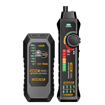 ANENG M469C Многофункциональный сетевой кабельный искатель RJ45 RJ11 LAN тестер кабеля сетевой инструмент провод красный