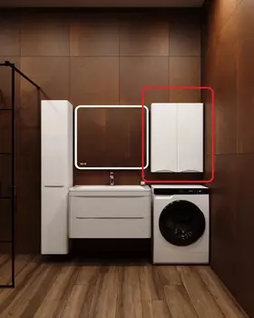 Шкаф Style Line Бергамо 60 см СС-00002357 люкс антискрейтч белый, подвесной