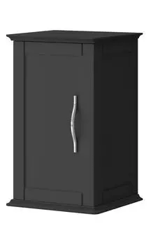 Шкафчик Cezares Tiffany 34 см 54961 подвесной, Nero grafite