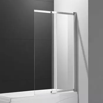 Шторка для ванн Cezares Slider 100x150 прозрачное, хром профиль