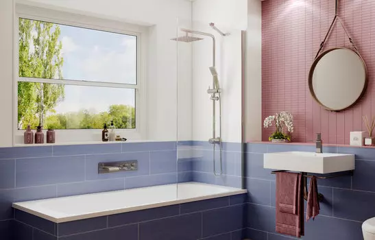 Шторка для ванны Ambassador Bath Screens 16041103 80x140 неподвижная