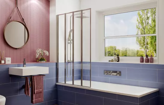 Шторка для ванны Ambassador Bath Screens 16041110L 90x140 складная