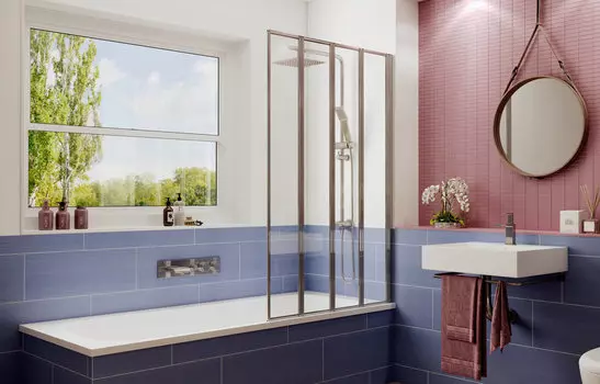 Шторка для ванны Ambassador Bath Screens 16041111R 100x140 складная