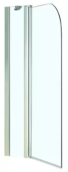 Шторка для ванны Azario Merrit 110x140 AZ-NF6221 1100 стекло прозрачное, профиль серебро