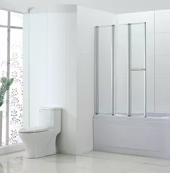 Шторка для ванны BandHours Inox 100 см 210160001