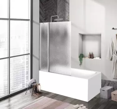 Шторка для ванны BelBagno UNO-V-11-120/150-P-Cr
