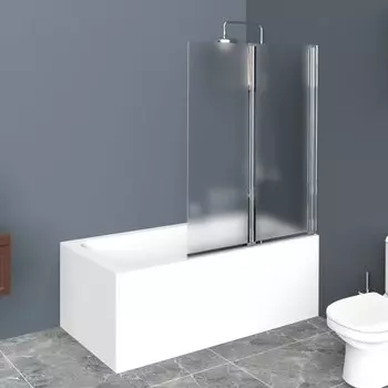 Шторка для ванны BelBagno UNO-V-2-100/150-P-Cr-R
