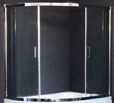 Шторка для ванны Royal Bath Alpine 150x100x150 RB150ALP-T-CH стекло прозрачное, профиль хром