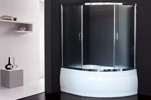 Шторка для ванны Royal Bath RB 170ALP-C-CH матовая