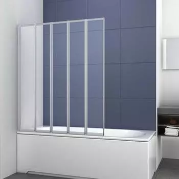 Шторка для ванны Vincea 120 см VSB-32120CL хром