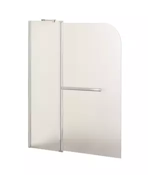 Душевая шторка на ванну Taliente 120x140 см TA-1214MP(L) стекло рифленое, профиль хром