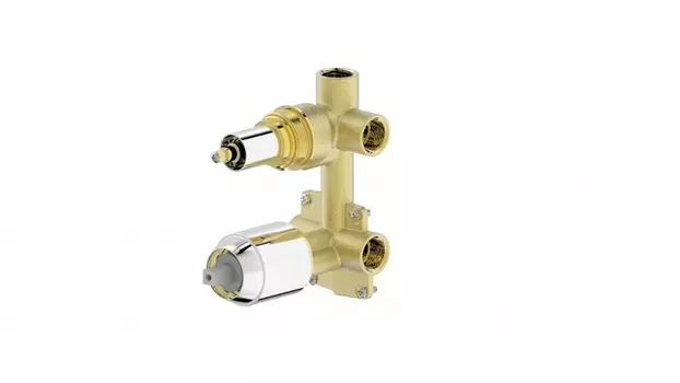 Скрытая часть смесителя Bravat Built-in D969CP-B-ENG