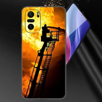 Чехол для телефона Firefighter Heroes Fireman для Xiaomi Mi POCO X3 NFC GT M4 M3 12 11T 10T Pro A3 11 Lite NE 5G 12X 11i F3, черный чехол Xiaomi Mi A3