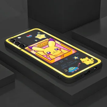 Чехол Pokemon Pikachu для Samsung Galaxy S20 S22 Ultra S21 FE S10 S9 Plus Note 20 10 Lite 9 мягкий чехол для телефона Samsung S22 Ultra 5G