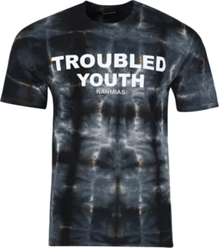 Футболка Nahmias Troubled Youth T-Shirt 'Black/Tye Dye', черный