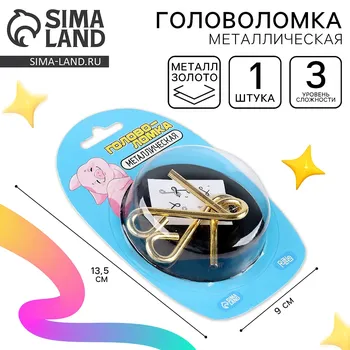 Головоломка металлическая