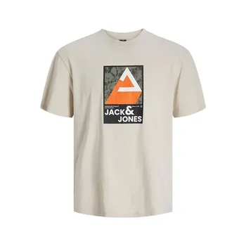 Футболка Jack & Jones 12256682, бежевый