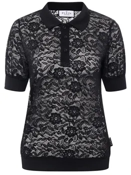 Поло кружевное PHILIPP PLEIN