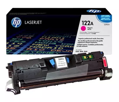 Картридж лазерный HP Q3963A пурпурный (4000стр.) для HP 2820/2840/2550L/2550Ln/2550n