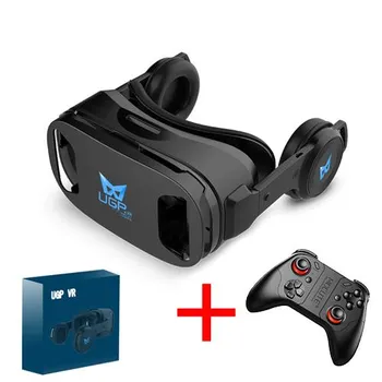 Ugp U8 Vr очки 3d-гарнитура версия Imax шлем виртуальной реальности киноигры с наушниками коробка для 3d-очков дополнительный контроллер VR Stand-alone