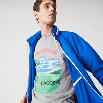 Мужская футболка Lacoste с круглым вырезом