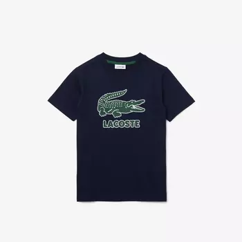 Детская футболка Lacoste с винтажным логотипом