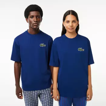 Футболка Lacoste Oversizedd Unisex из органического хлопка