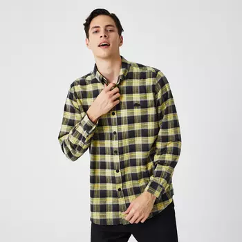 Мужская клетчатая рубашка Lacoste Regular Fit