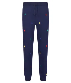 Спортивные штаны детские Polo Ralph Lauren с цветным принтом, синий