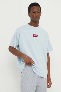 Хлопковая футболка Levi's, синий