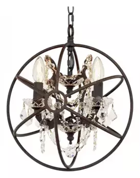 Подвесная люстра Loft IT Foucaults Orb Crystal Loft1897/4