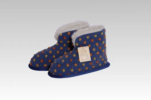 Тапочки Linke Licardo Httenschuhe Heimschuhe Bettschuhe, синий
