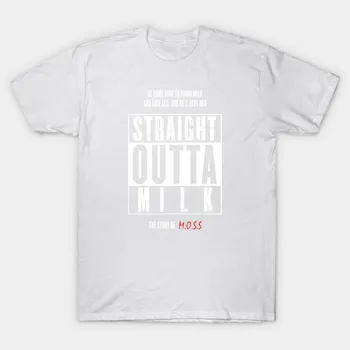 Футболка женская Straight Outta Milk Harajuku Print Kawaii футболка летняя женская футболка с коротким рукавом топ футболка S